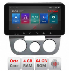 Navigatie dedicata Lenovo VW Golf 5 2004-2010 clima manuala  Android radio gps internet Octa Core 4+64 LTE ecran de 10.33' wide KIT-golf5-manual+EDT-E511-pro