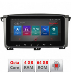 Navigatie dedicata Lenovo Toyota Land Cruiser L100 2002-2006  Android radio gps internet Octa Core 4+64 LTE ecran de 10.33' wide KIT-L105+EDT-E511-pro