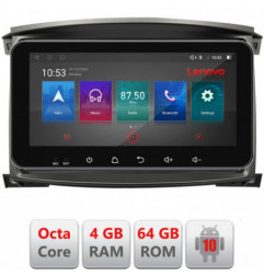 Navigatie dedicata Lenovo Toyota Land Cruiser L100 2002-2006  Android radio gps internet Octa Core 4+64 LTE ecran de 10.33' wide KIT-L105-automatic+EDT-E511-pro