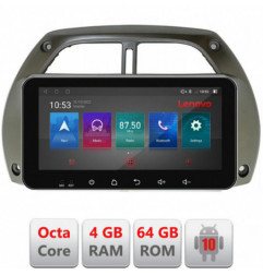 Navigatie dedicata Lenovo Toyota Rav 4 2000-2004  Android radio gps internet Octa Core 4+64 LTE ecran de 10.33' wide kit-rav4-old+EDT-E511-pro