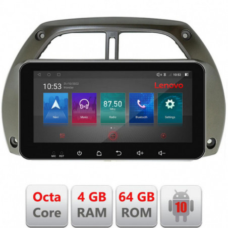 Navigatie dedicata Lenovo Toyota Rav 4 2000-2004  Android radio gps internet Octa Core 4+64 LTE ecran de 10.33' wide kit-rav4-old+EDT-E511-pro