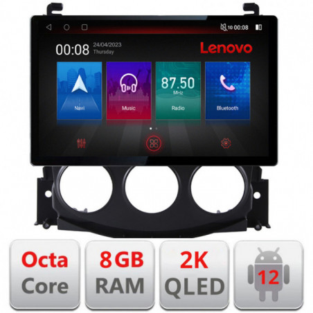 Navigatie dedicata Lenovo Nissan 370Z 2008-2012, Ecran 2K QLED 13",Octacore,8Gb RAM,128Gb Hdd,4G,360,DSP,Carplay,Bluetooth