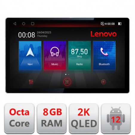 Navigatie dedicata Lenovo Audi A4 A5 B8 cu MMI3G, Ecran 2K QLED 13",Octacore,8Gb RAM,128Gb Hdd,4G,360,DSP,Carplay,Bluetooth