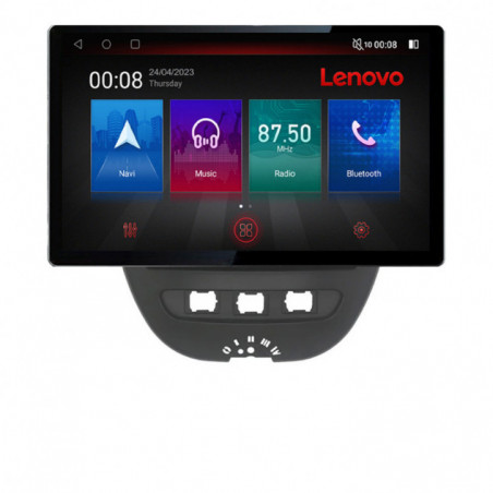 Navigatie dedicata Lenovo Citroen C1 Peugeot 107 Toyota Aygo 2005-2014, Ecran 2K QLED 13",Octacore,8Gb RAM,128Gb Hdd,4G,360,DSP,Carplay,Bluetooth