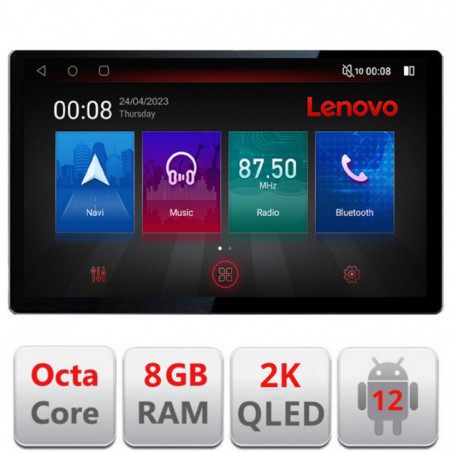 Navigatie dedicata Lenovo Mazda CX-9, Ecran 2K QLED 13",Octacore,8Gb RAM,128Gb Hdd,4G,360,DSP,Carplay,Bluetooth