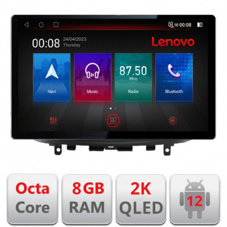 Navigatie dedicata Lenovo Infiniti G35 G37 2006-2013, Ecran 2K QLED 13",Octacore,8Gb RAM,128Gb Hdd,4G,360,DSP,Carplay,Bluetooth
