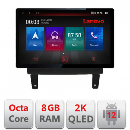 Navigatie dedicata Lenovo Opel Meriva 2010-2017, Ecran 2K QLED 13",Octacore,8Gb RAM,128Gb Hdd,4G,360,DSP,Carplay,Bluetooth