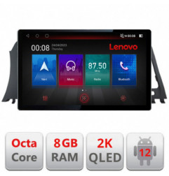 Navigatie dedicata Lenovo MARCA, Ecran 2K QLED 13",Octacore,8Gb RAM,128Gb Hdd,4G,360,DSP,Carplay,Bluetooth