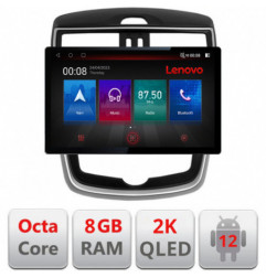 Navigatie dedicata Lenovo Nissan Pulsar 2014-2018, Ecran 2K QLED 13",Octacore,8Gb RAM,128Gb Hdd,4G,360,DSP,Carplay,Bluetooth