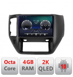 Navigatie dedicata Nissan Patrol  Android Octa Core Ecran 2K QLED GPS  4G 4+32GB 360 KIT-patrol+EDT-E409-2K