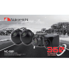 Camere 360 Nakamichi NC-502 AHD 1080P compatibile navigatii cu android