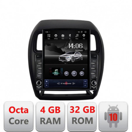 Navigatie dedicata Edonav Mitsubishi ASX 2017-2021 model facelift  Android radio gps internet Octa Core 4+64 LTE Kit-026-facelift+EDT-E709