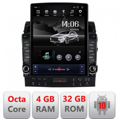 Navigatie dedicata Edonav Toyota Landcruiser 200 V8 2007-2015 cu navi si 360  Android radio gps internet Octa Core 4+64 LTE KIT-381-360+EDT-E709