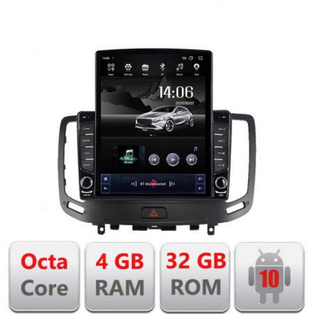 Navigatie dedicata Edonav Infiniti G35 G37 2006-2013  Android radio gps internet Lenovo Octa Core 4+64 LTE KIT-G25+EDT-E709