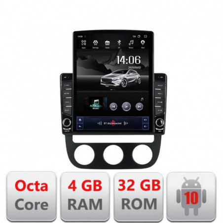 Navigatie dedicata Edonav VW Golf 5 2004-2010 clima automatica  Android radio gps internet Lenovo Octa Core 4+64 LTE KIT-golf5-automatic+EDT-E709