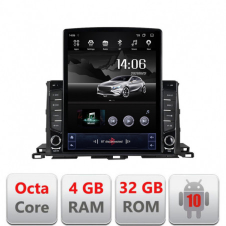 Navigatie dedicata Edonav Toyota Highlander 2013-2018  Android radio gps internet Octa Core 4+64 LTE KIT-highlander13+EDT-E710