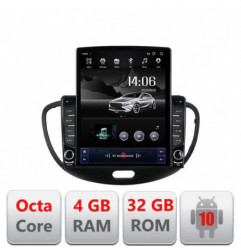 Navigatie dedicata Edonav Hyundai I10 2007-2013  Android radio gps internet Lenovo Octa Core 4+64 LTE KIT-i10-2007+EDT-E709