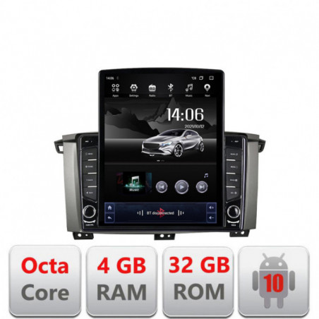 Navigatie dedicata Edonav Toyota Land Cruiser L100 2002-2006  Android radio gps internet Octa Core 4+64 LTE KIT-L105+EDT-E710