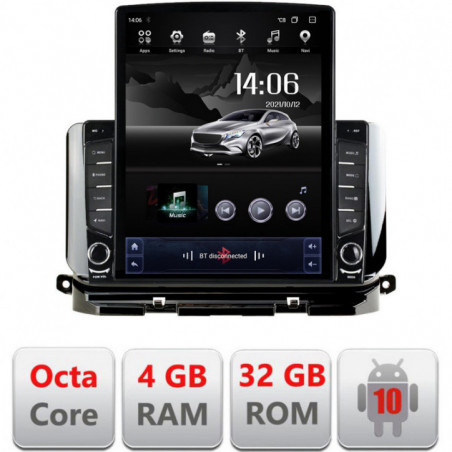 Navigatie dedicata Edonav Skoda Octavia 4 2020-2024  Android radio gps internet Octa Core 4+64 LTE KIT-octavia4+EDT-E710