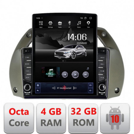 Navigatie dedicata Edonav Toyota Rav 4 2000-2004  Android radio gps internet Lenovo Octa Core 4+64 LTE kit-rav4-old+EDT-E709