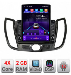 Navigatie dedicata Edonav Ford Kuga C-MAX  Android radio gps internet quad core 2+32 ecran vertical 9.7" KIT-362-v2+EDT-E708