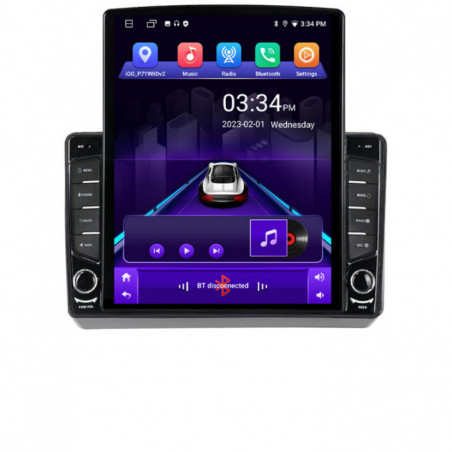 Navigatie dedicata Edonav Dodge Challenger 2015-2021  Android radio gps internet quad core 2+32 ecran vertical 9.7" KIT-dart+EDT-E708