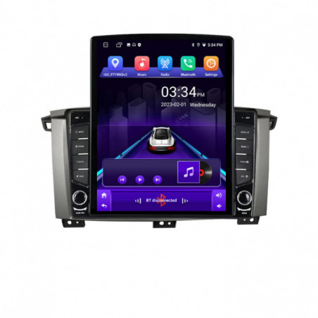Navigatie dedicata Edonav Toyota Land Cruiser L100 2002-2006  Android radio gps internet quad core 2+32 ecran vertical 9.7" KIT-L105+EDT-E708