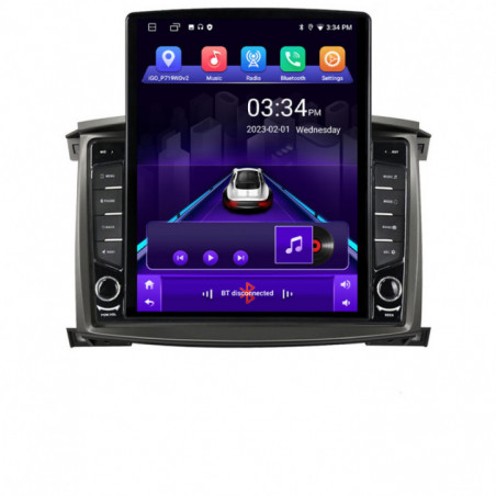 Navigatie dedicata Edonav Toyota Land Cruiser L100 2002-2006  Android radio gps internet quad core 2+32 ecran vertical 9.7" KIT-L105-automatic+EDT-E708
