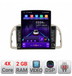 Navigatie dedicata Edonav Nissan Micra 2002-2010  Android radio gps internet quad core 2+32 ecran vertical 9.7" KIT-micra2003+EDT-E708