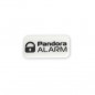 Sticker dublu pentru geam cu logo Pandora ALB fixare senzori DMS-100BT