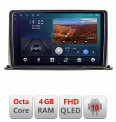 Navigatie universala 2din-1  Android Ecran QLED octa core 4+64 carplay android auto KIT-2din-1+EDT-E309V3