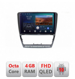 Navigatie dedicata Skoda Octavia 2 2005-2013 B-005  Android Ecran QLED octa core 4+64 carplay android auto KIT-005+EDT-E310V3