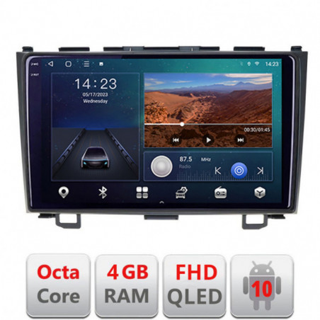Navigatie dedicata Honda CR-V B-009  Android Ecran QLED octa core 4+64 carplay android auto KIT-009+EDT-E309V3