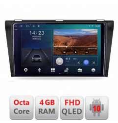 Navigatie dedicata Mazda 3 2009-2014 B-034  Android Ecran QLED octa core 4+64 carplay android auto KIT-034+EDT-E309V3