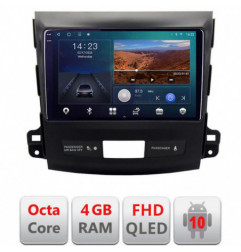 Navigatie dedicata Mitsubishi Outlander 2010 B-056  Android Ecran QLED octa core 4+64 carplay android auto KIT-056+EDT-E309V3