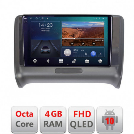 Navigatie dedicata Audi TT 2004-2011 Quad Core B-078  Android Ecran QLED octa core 4+64 carplay android auto KIT-078+EDT-E309V3