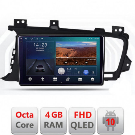 Navigatie dedicata Kia Optima 2011-2013 B-091  Android Ecran QLED octa core 4+64 carplay android auto KIT-091+EDT-E309V3
