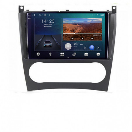 Navigatie dedicata Mercedes Clasa C W203 facelift B-093  Android Ecran QLED octa core 4+64 carplay android auto KIT-093+EDT-E309V3