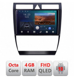 Navigatie dedicata Audi A6 Quad Core B-102  Android Ecran QLED octa core 4+64 carplay android auto KIT-102+EDT-E309V3