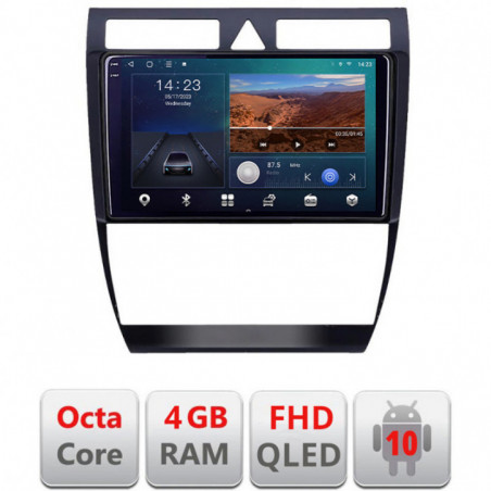 Navigatie dedicata Audi A6 Quad Core B-102  Android Ecran QLED octa core 4+64 carplay android auto KIT-102+EDT-E309V3