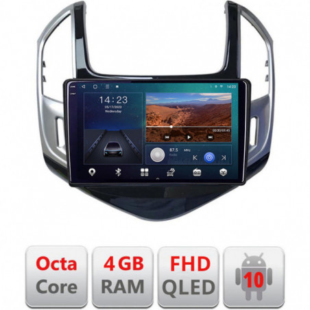 Navigatie dedicata Chevrolet Cruze 2013- B-1267  Android Ecran QLED octa core 4+64 carplay android auto KIT-1267+EDT-E309V3