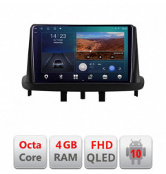 Navigatie dedicata Renault Megane 3 B-145  Android Ecran QLED octa core 4+64 carplay android auto KIT-145+EDT-E309V3