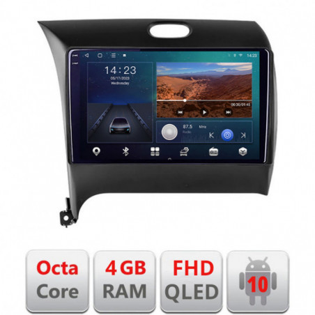 Navigatie dedicata Kia Cerato 2013-2017 B-1562  Android Ecran QLED octa core 4+64 carplay android auto KIT-1562+EDT-E309V3