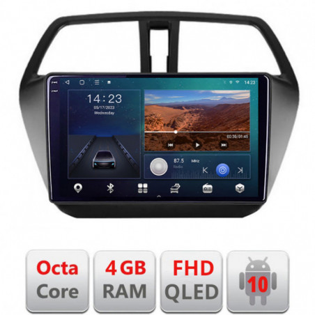 Navigatie dedicata Suzuki S-Cross Quad Core B-337  Android Ecran QLED octa core 4+64 carplay android auto KIT-337+EDT-E309V3