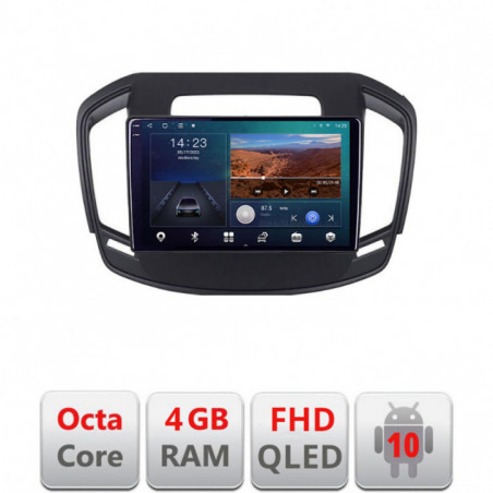 Navigatie dedicata Opel Insignia B-338  Android Ecran QLED octa core 4+64 carplay android auto KIT-338+EDT-E309V3