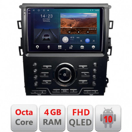 Navigatie dedicata Mondeo MK5 SYNC2 si SYNC 3 2015-2022  Android Ecran QLED octa core 4+64 carplay android auto KIT-377-sync+EDT-E309V3