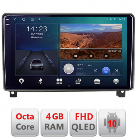 Navigatie dedicata Peugeot 407 2004-2011   Android Ecran QLED octa core 4+64 carplay android auto KIT-407+EDT-E309V3
