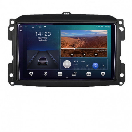 Navigatie dedicata Fiat 500 2015-2021 B-500new   Android Ecran QLED octa core 4+64 carplay android auto KIT-500new+EDT-E310V3