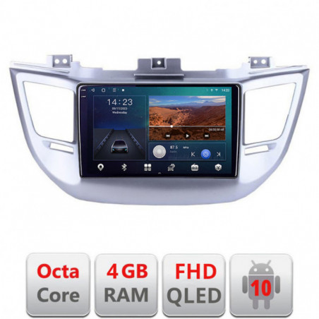 Navigatie dedicata Hyundai Tucson B-546  Android Ecran QLED octa core 4+64 carplay android auto KIT-546+EDT-E309V3