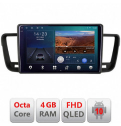 Navigatie dedicata Peugeot 508 B-5637  Android Ecran QLED octa core 4+64 carplay android auto KIT-5637+EDT-E309V3
